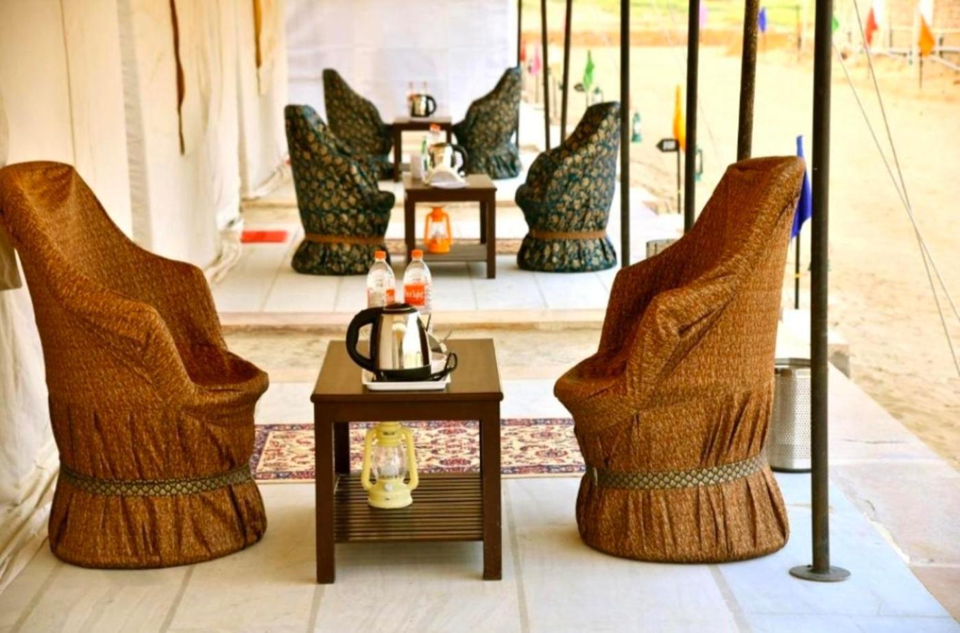 The Saffron Desert Camp Jaisalmer Esterno foto