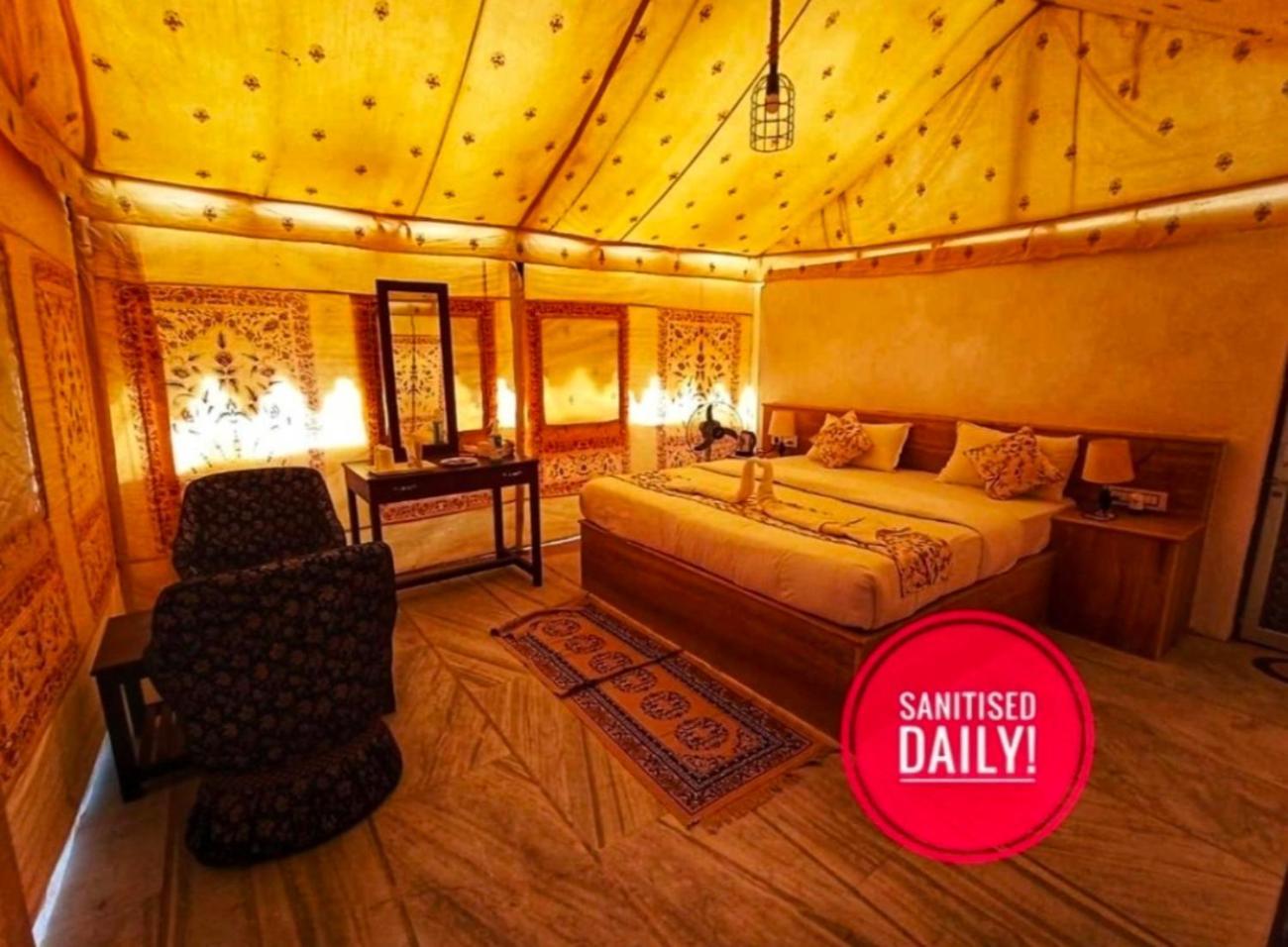 The Saffron Desert Camp Jaisalmer Esterno foto